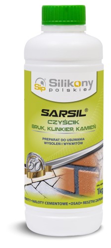 SARSIL®CZYSCIK-BRUK, KLINKIER, KAMIEŃ (opak. 1 kg) - do czyszczenia kostki i klinkieru
